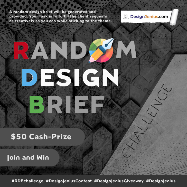 Design Jenius Random Design Brief Contest Instagram Poster 768x768