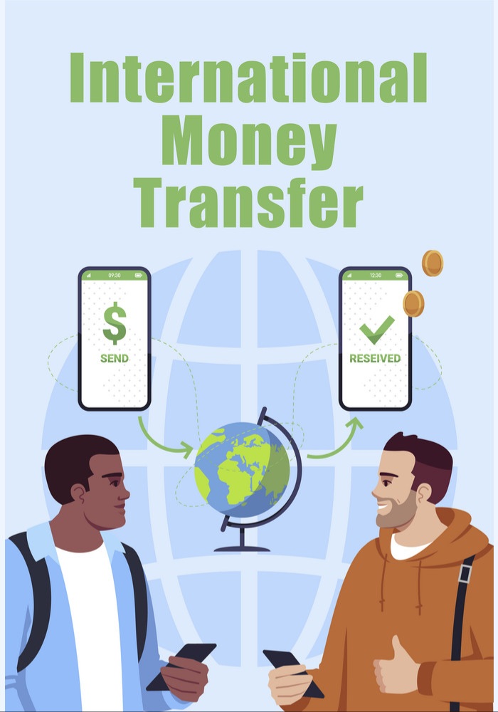 international money transfer poster template vector 32783082